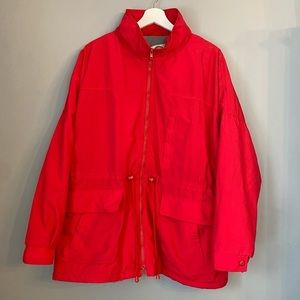 R&R Vintage Oversized Red Utility Jacket